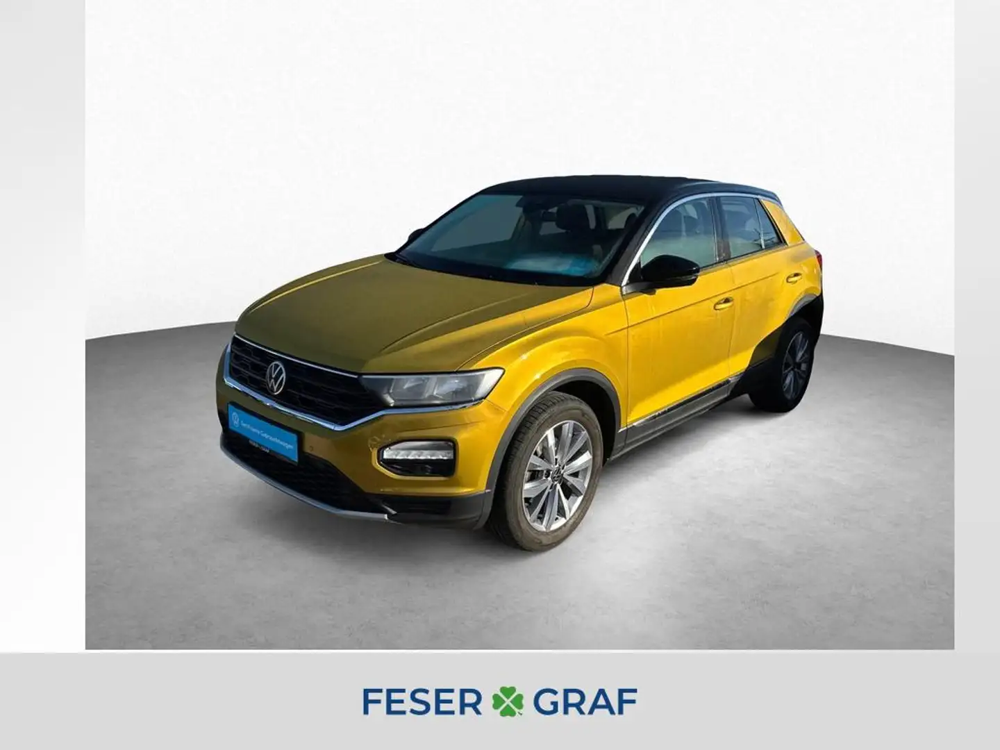 Volkswagen T-Roc 1.5 TSI Style AHK LED PDC DAB+ Жовтий - 1