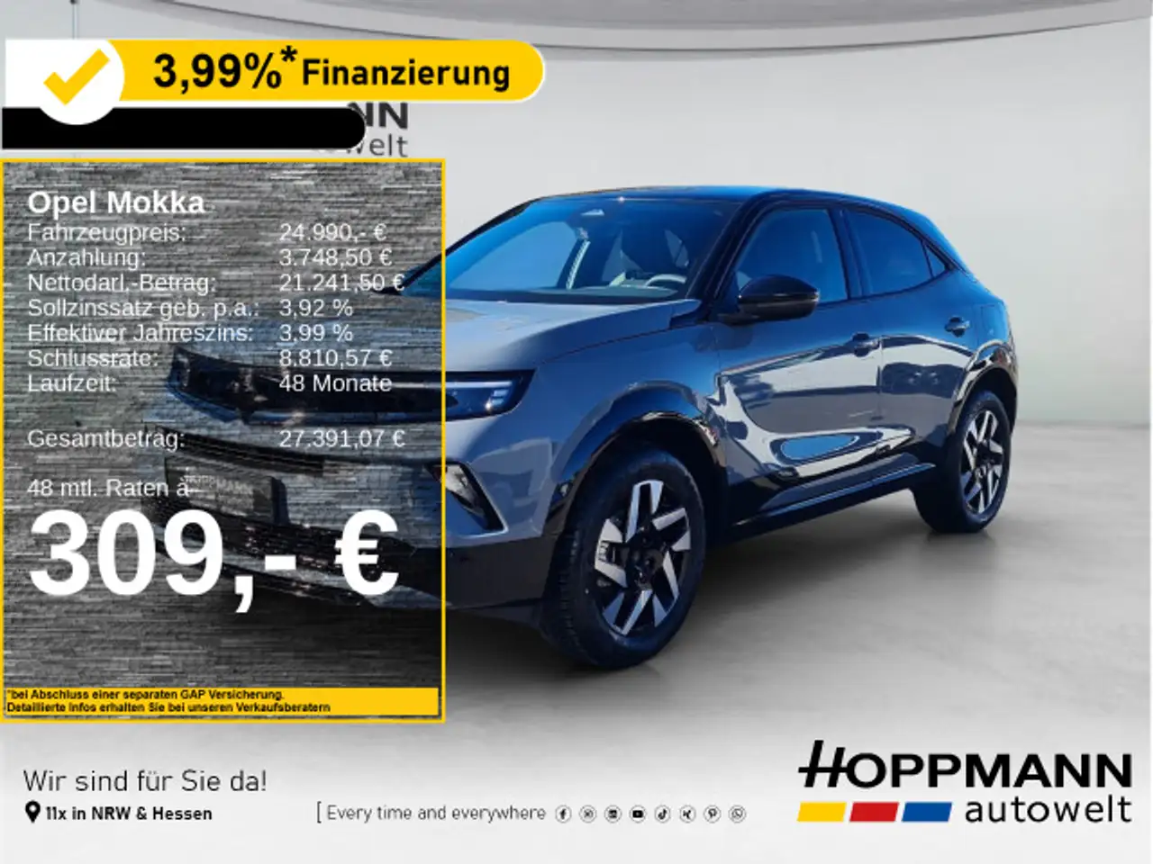Opel Mokka GS*SHZ*LHZ*RKAMERA*Wireless Android/Apple