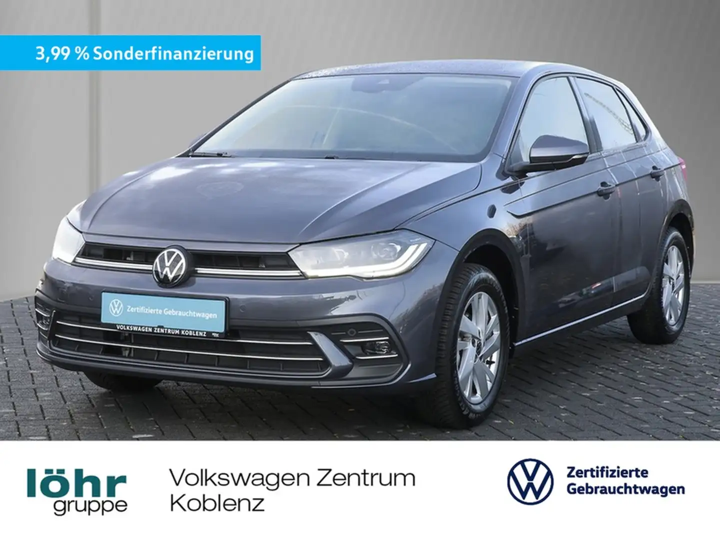 Volkswagen Polo 1.0 TSI DSG Style Navi/LED/SHZ Grau - 1