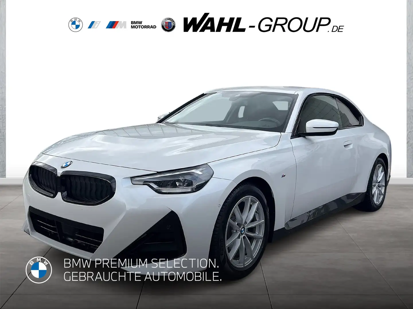 BMW 220 i Coupé M Sport ACC Navi LED HiFi Weiß - 1
