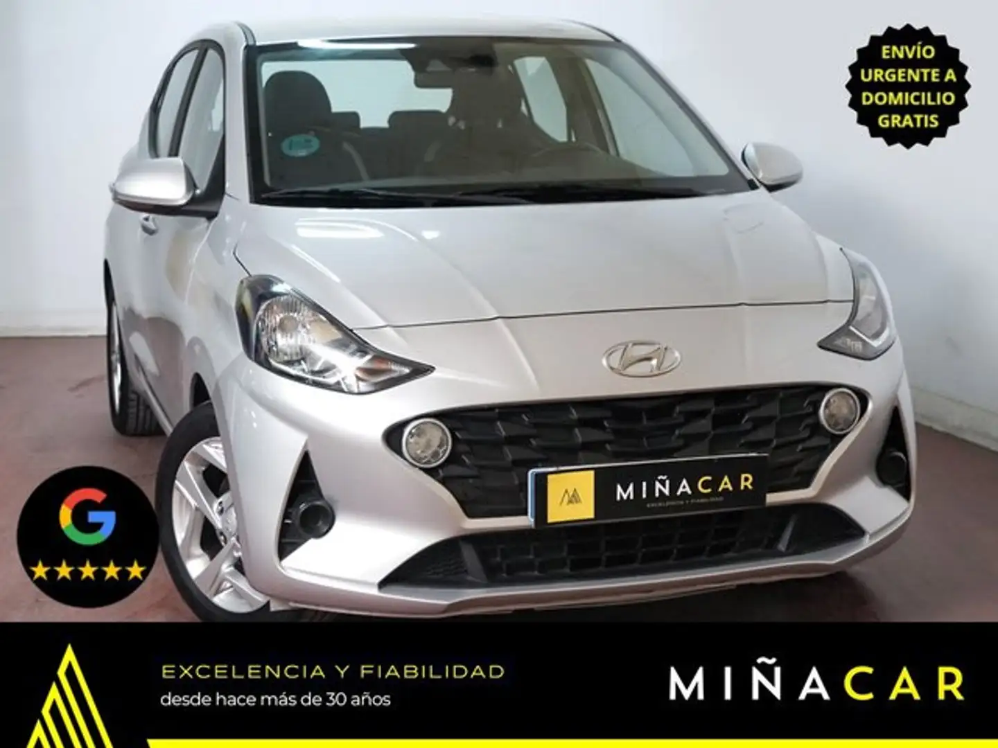 Hyundai i10 1.0 MPI Klass Gris - 1