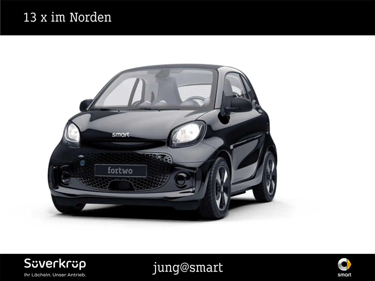 smart forTwo EQ  passion 22KW SHZ PDC Noir - 2