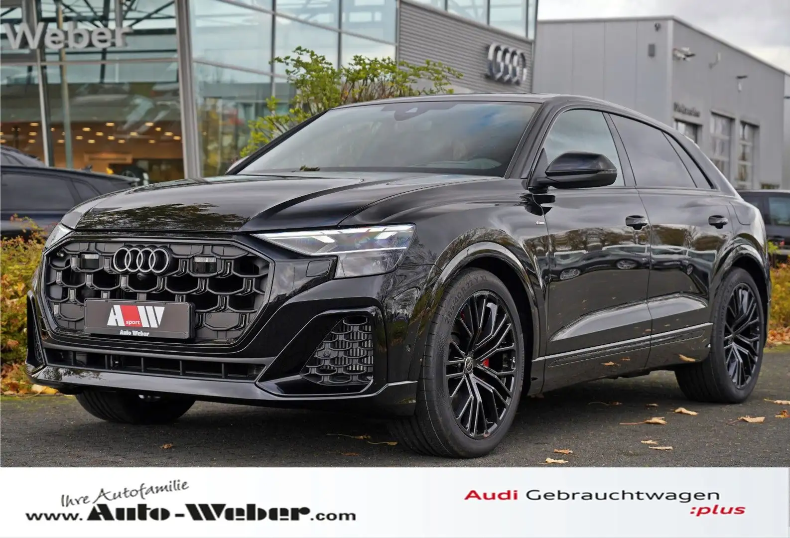 Audi Q8 TFSIe S-LINE BUSINESS PANO AHK B&O HUD 0,5 Černá - 1