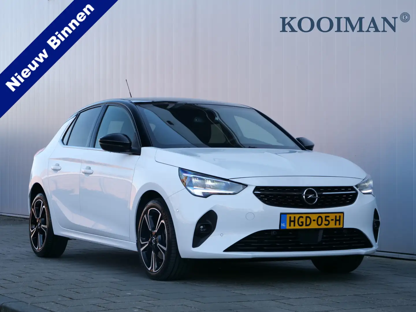 Opel Corsa 1.2 Turbo 100pk Elegance Sport Apple Carplay / Win Wit - 1
