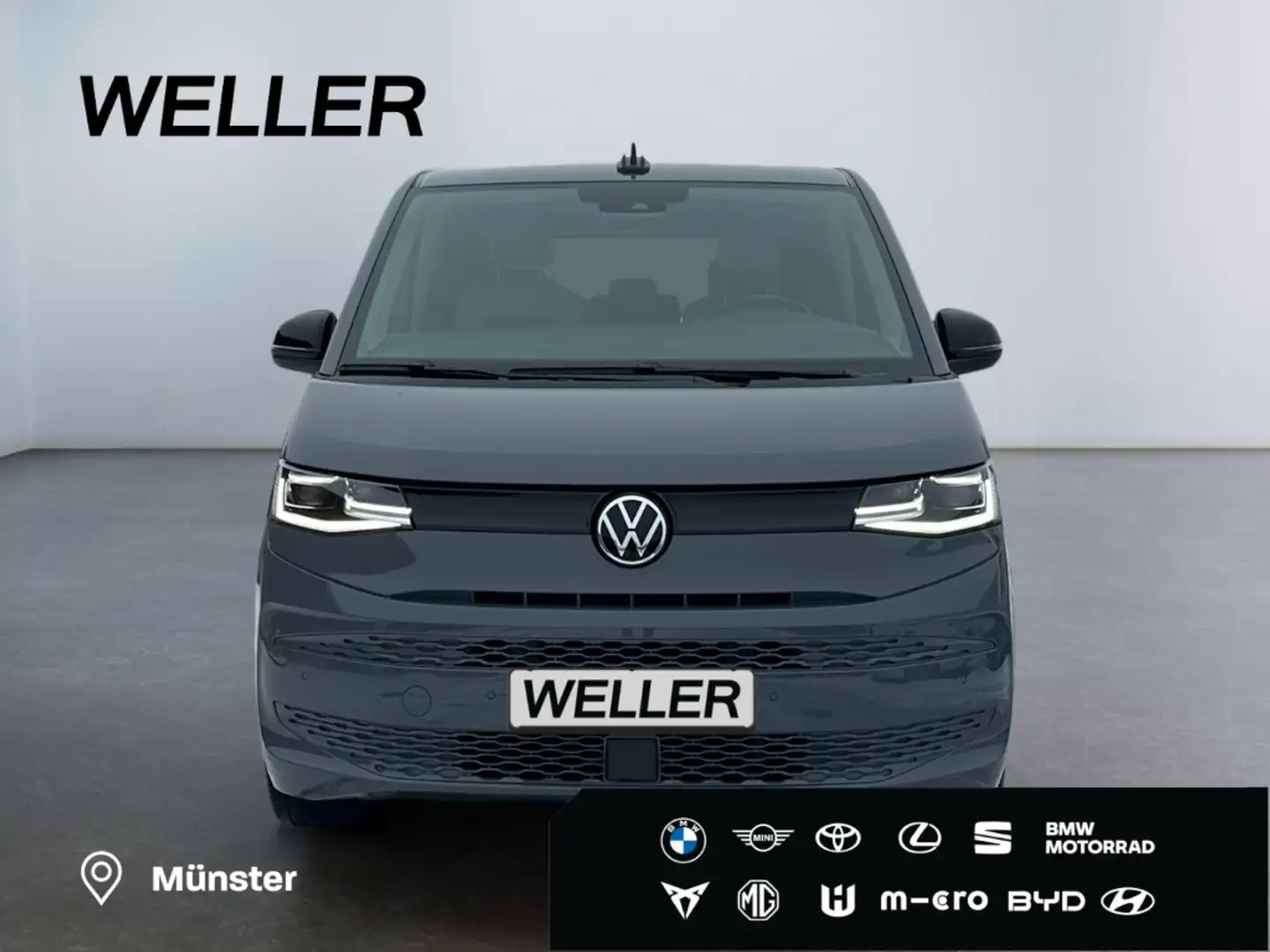 Volkswagen T7 Multivan Kurz *IQ.Light*Pano*CAM*SHZ*PDC* Grau - 2
