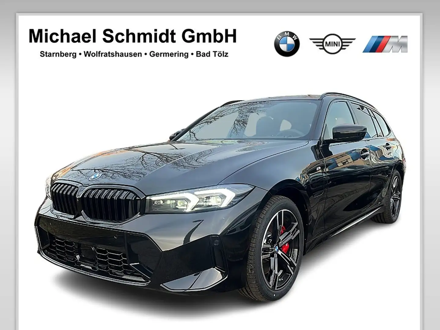 BMW 330 e Touring M Sportpaket HK HiFi DAB LED AHK Noir - 1