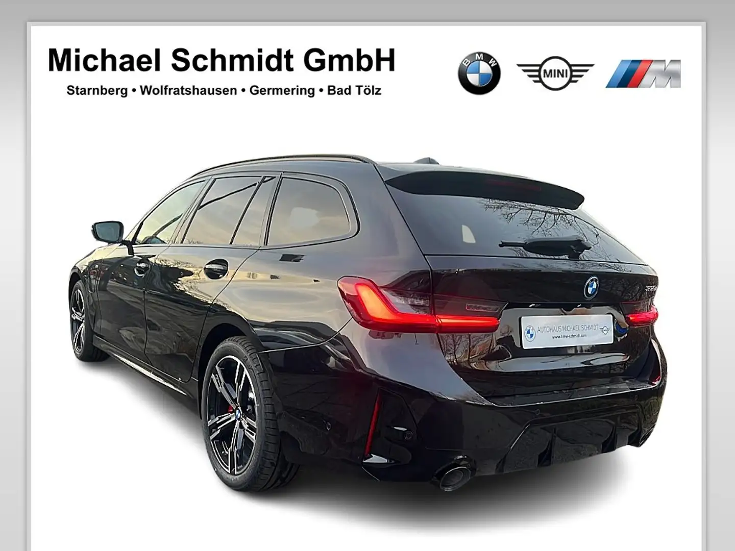 BMW 330 e Touring M Sportpaket HK HiFi DAB LED AHK Noir - 2