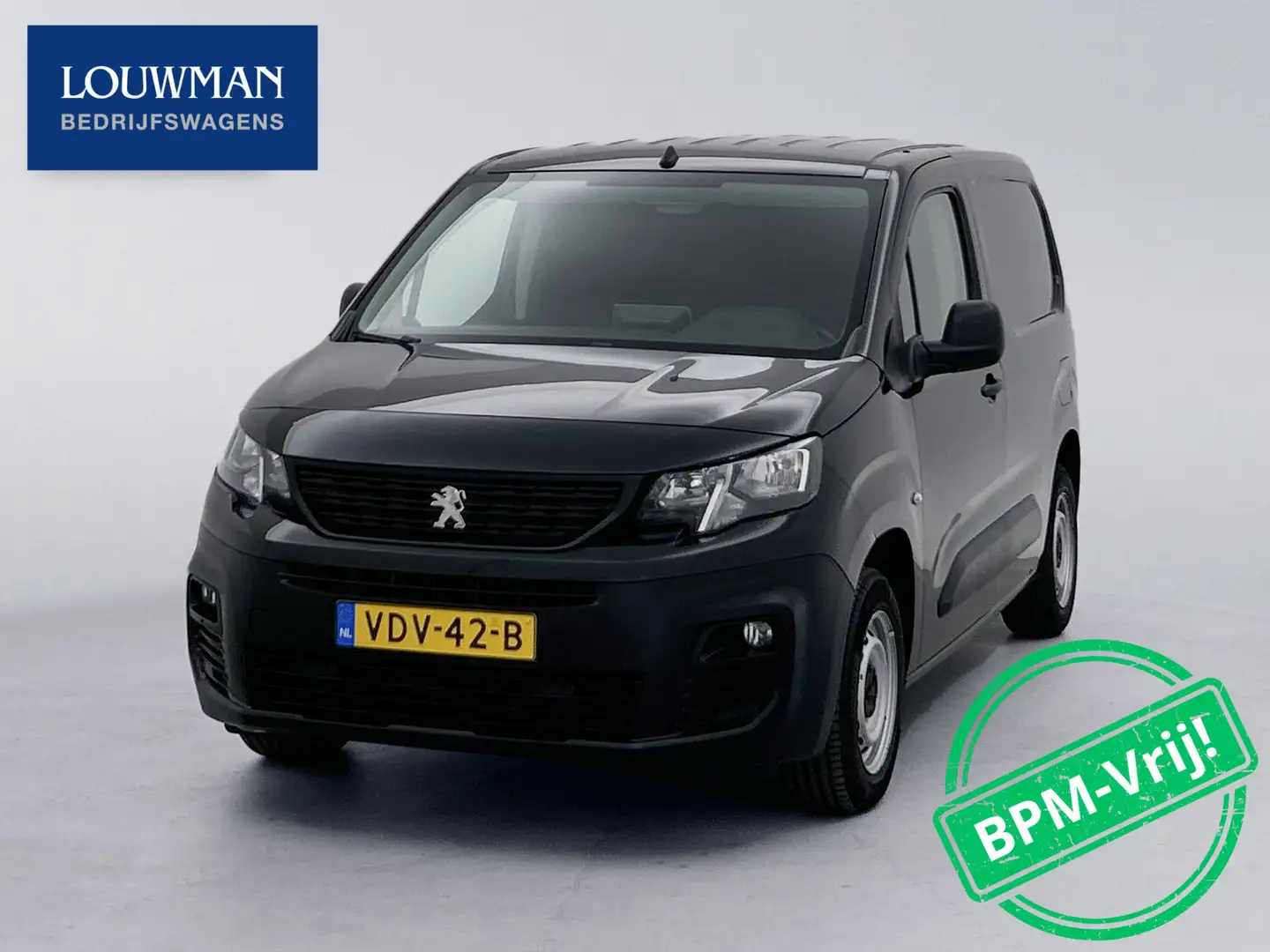Peugeot Partner 1.5 BlueHDI Premium Navigatie Cruise control Airco Zwart - 1