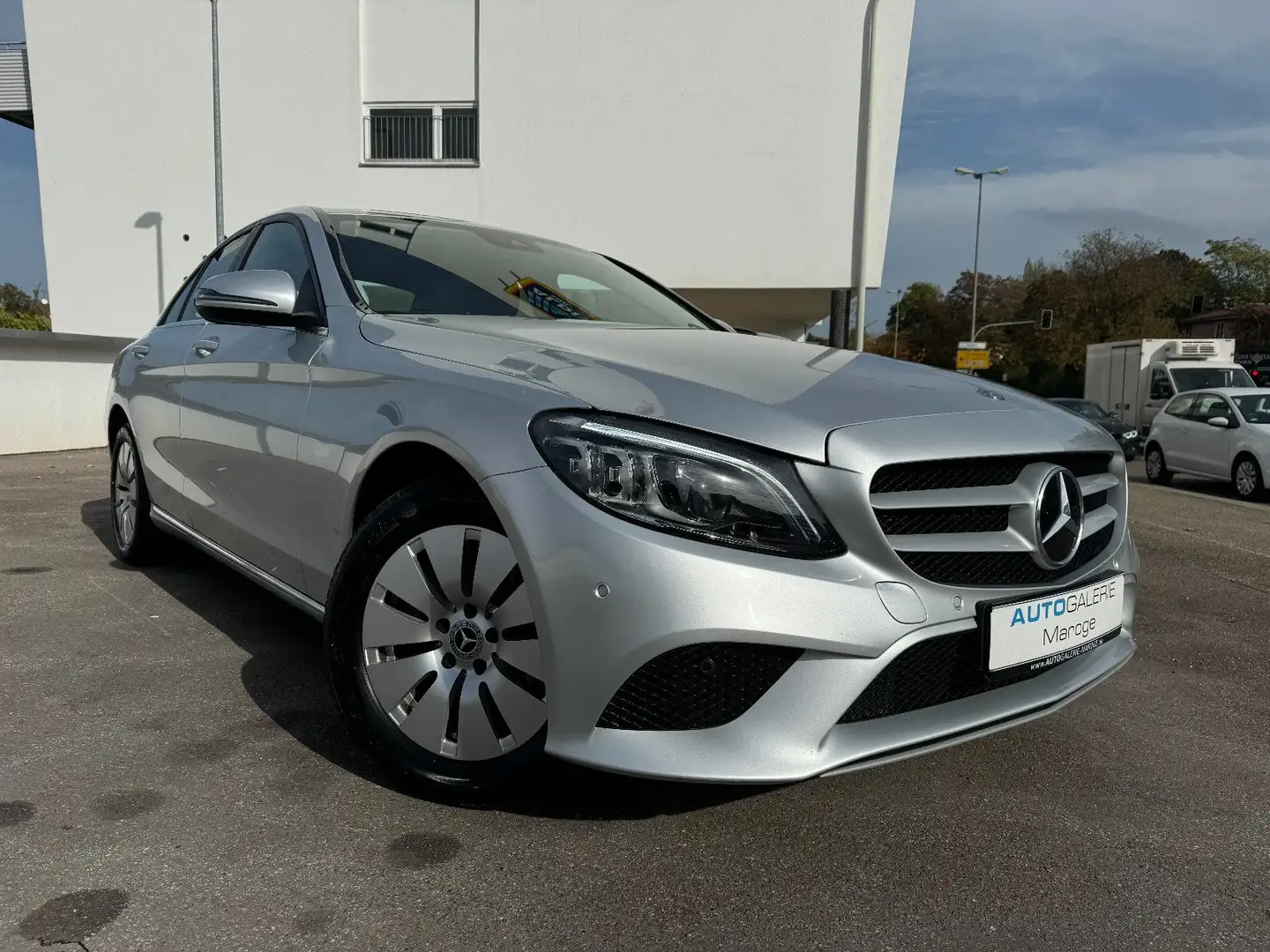 Mercedes-Benz C 200 d 9G Limo LED/COMAND/AHK/KAMERA Silber - 1