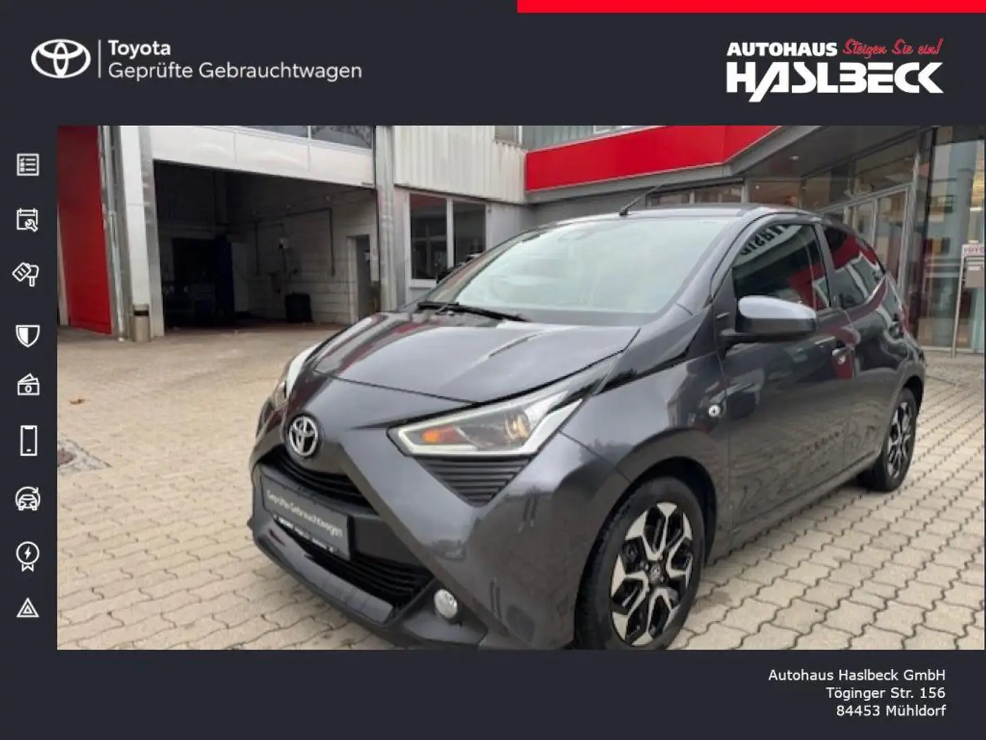 Toyota Aygo X x-play Team Deutschland, Faltdach Grau - 1