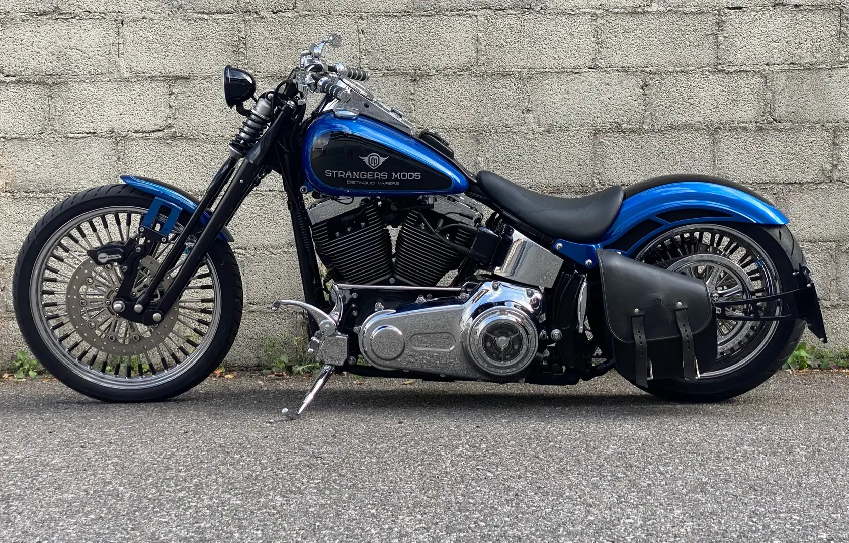 Harley-Davidson Softail Custom Blu/Azzurro - 2