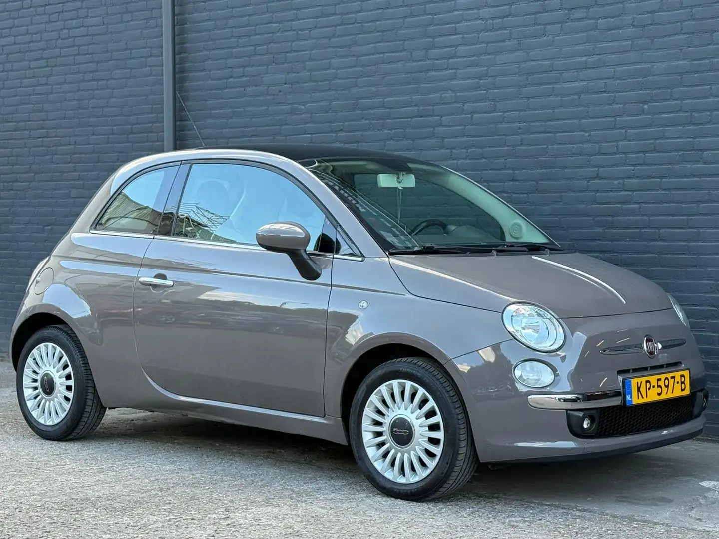 Fiat 500 1.2 Naked PANO | AIRCO | ELEK RAMEN | NWE APK Grijs - 1