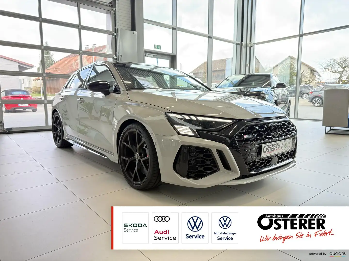 Audi RS3 Sportback-Pano-Matrix LED-Sportabgas-Bang & Olufse Gris - 1