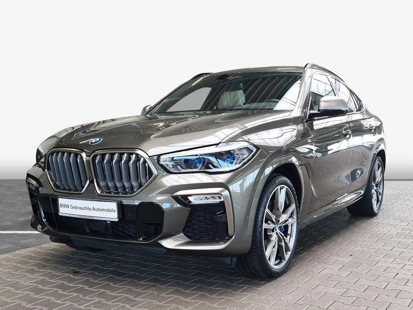 BMW X6 M50i Pano.Dach AHK Head-Up HK-HiFi Aktivlenkung uv Gris - 1
