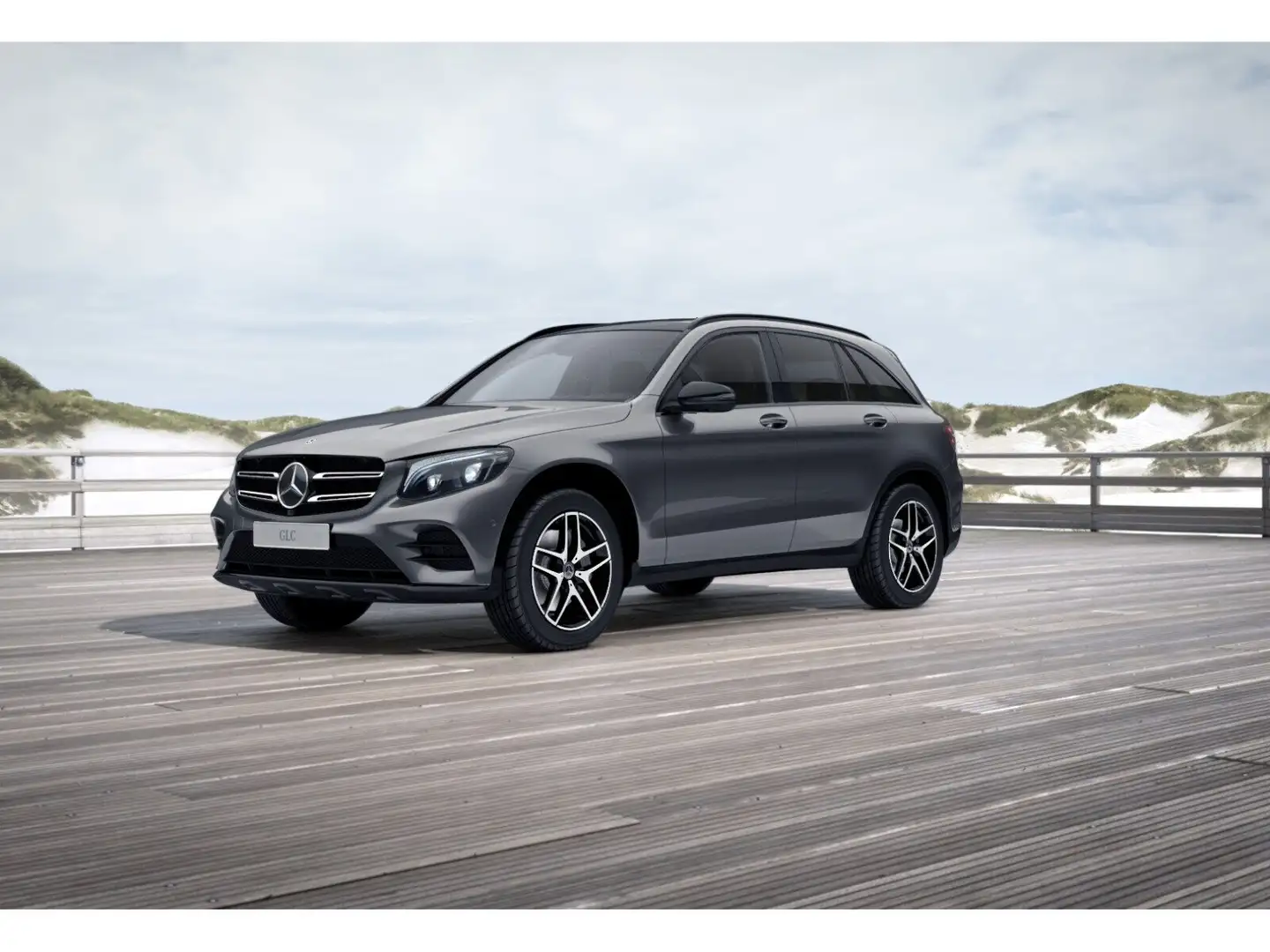 Mercedes-Benz GLC 220 d 4MATIC Pano LED Cam Totw Keyl PTS SHZ Grau - 1