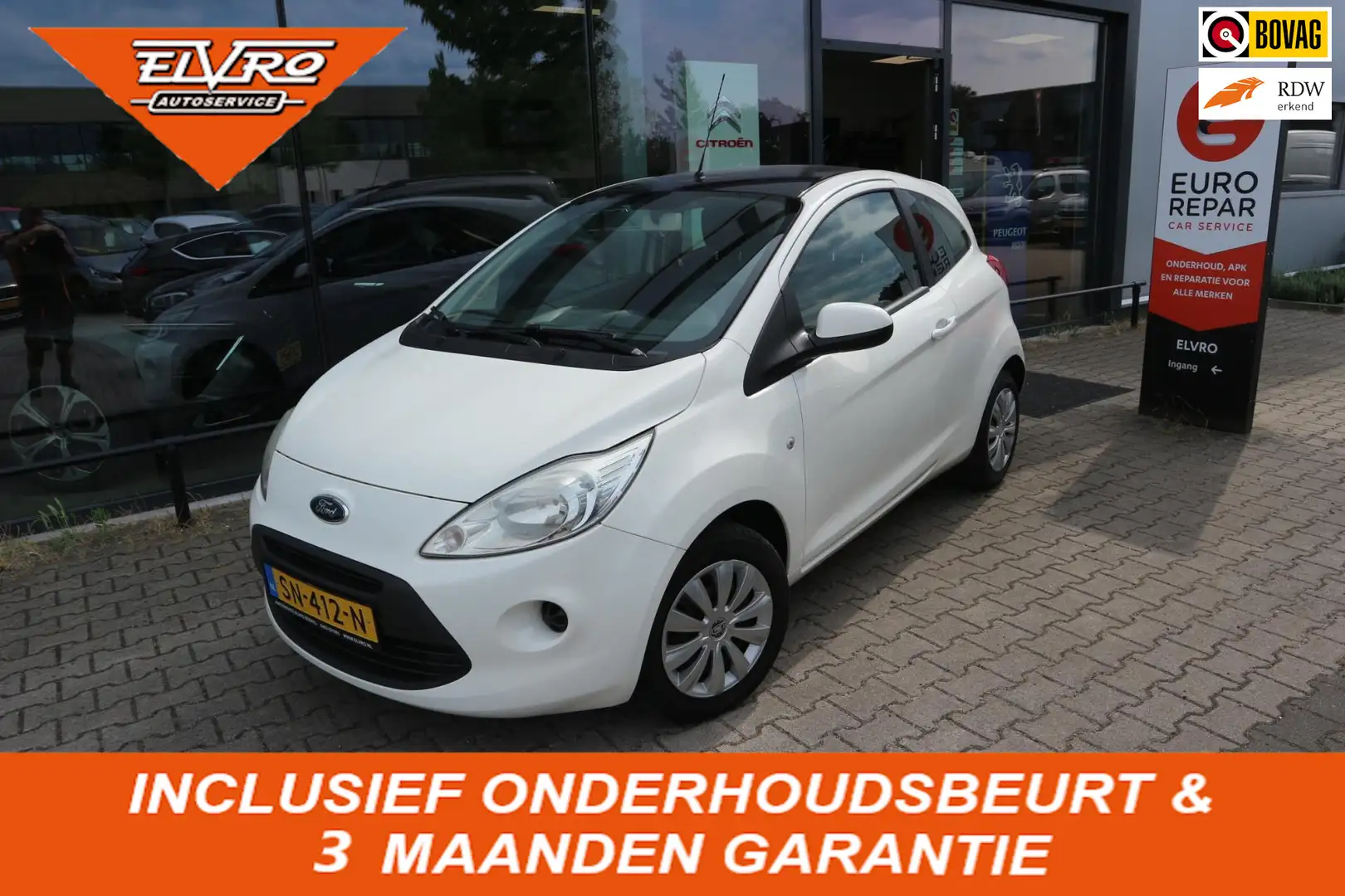 Ford Ka/Ka+ 1.2 Limited start/stop AIRCO CV ELECTR RAMEN LAGE Blanc - 1