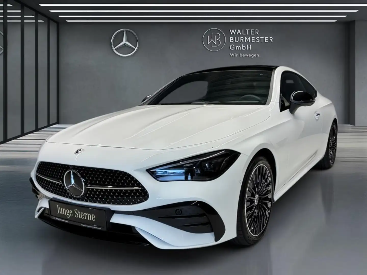 Mercedes-Benz CLE 200 4M Coupé AMG+Night+Pano+MBUX+Ambiente+ Blanc - 2