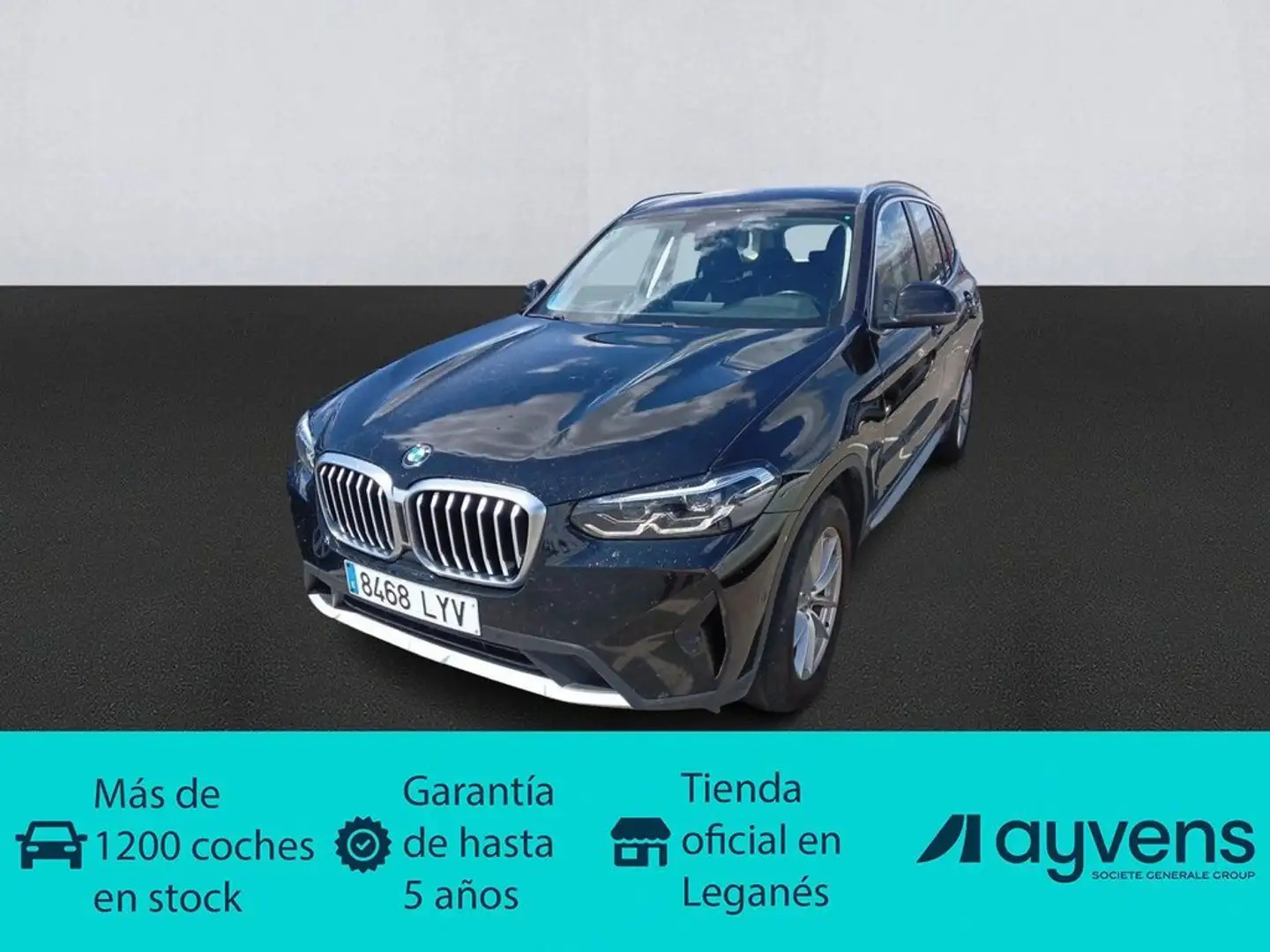 BMW X3 xDrive 20dA xLine Negro - 1