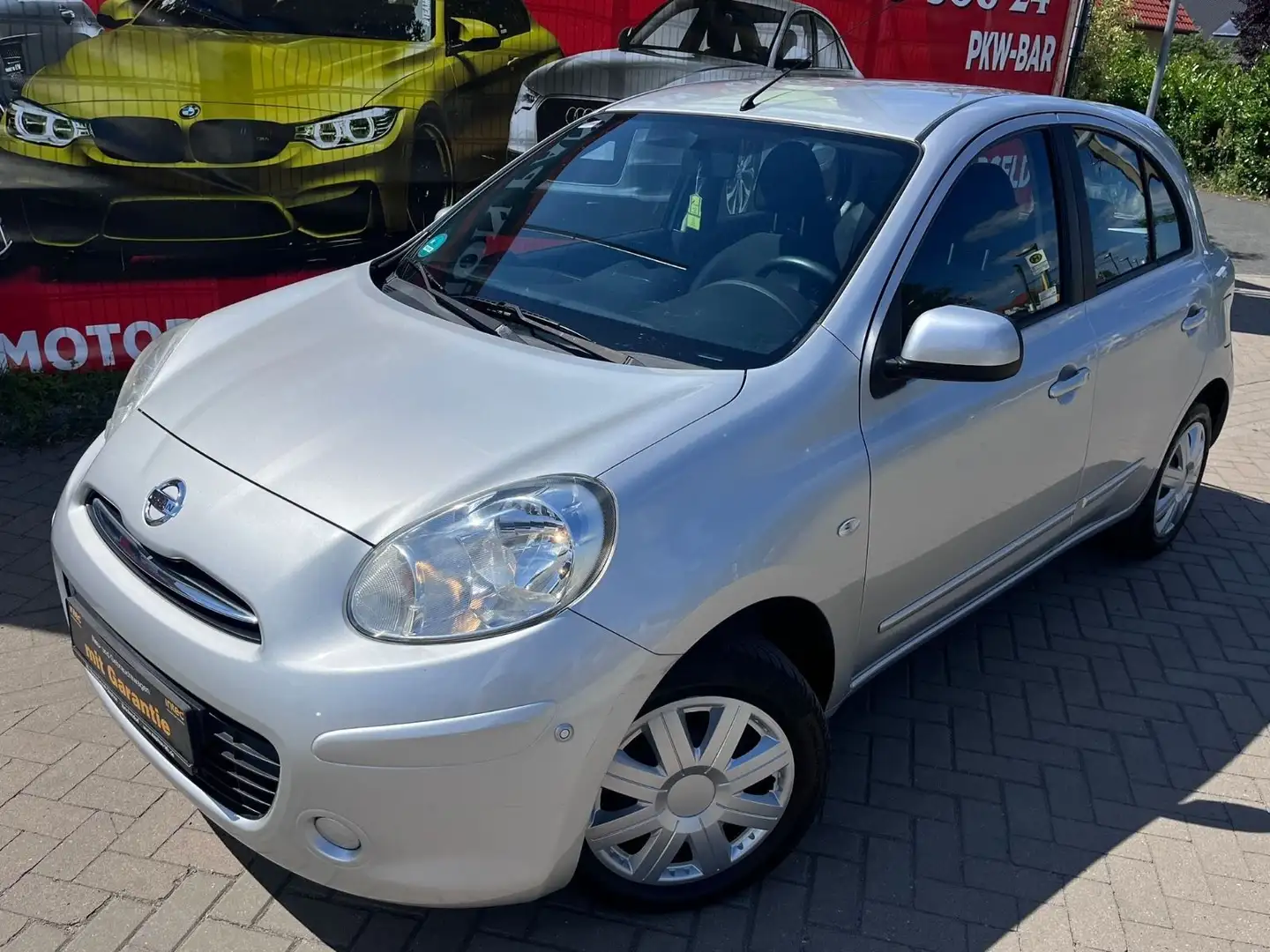 Nissan Micra Acenta**TÜV NEU*ÖLSERVICE NEU** srebrna - 2