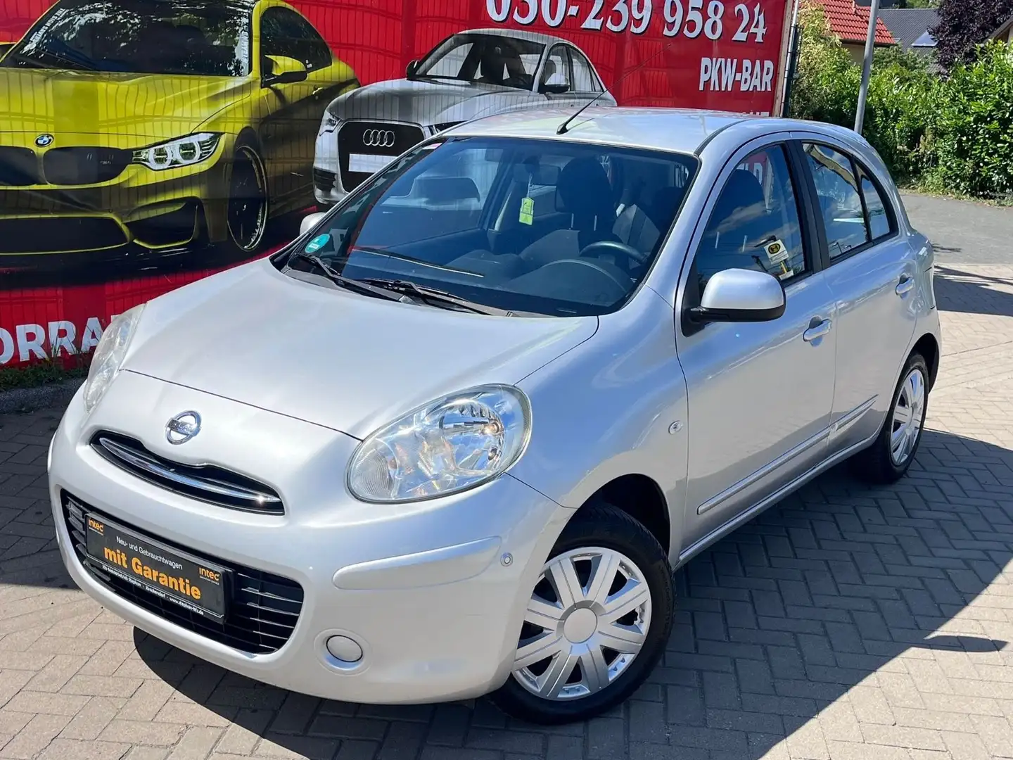 Nissan Micra Acenta**TÜV NEU*ÖLSERVICE NEU** srebrna - 1