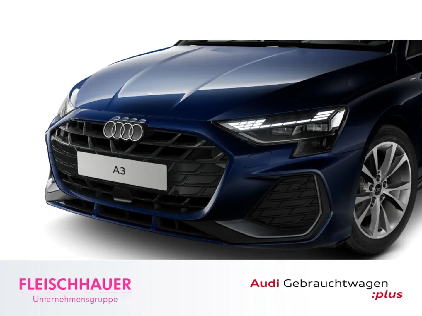 Audi A3 30 TFSI S line Navi+LED+AHK+Kamera+ACC+APP+Sportsi Blau - 2