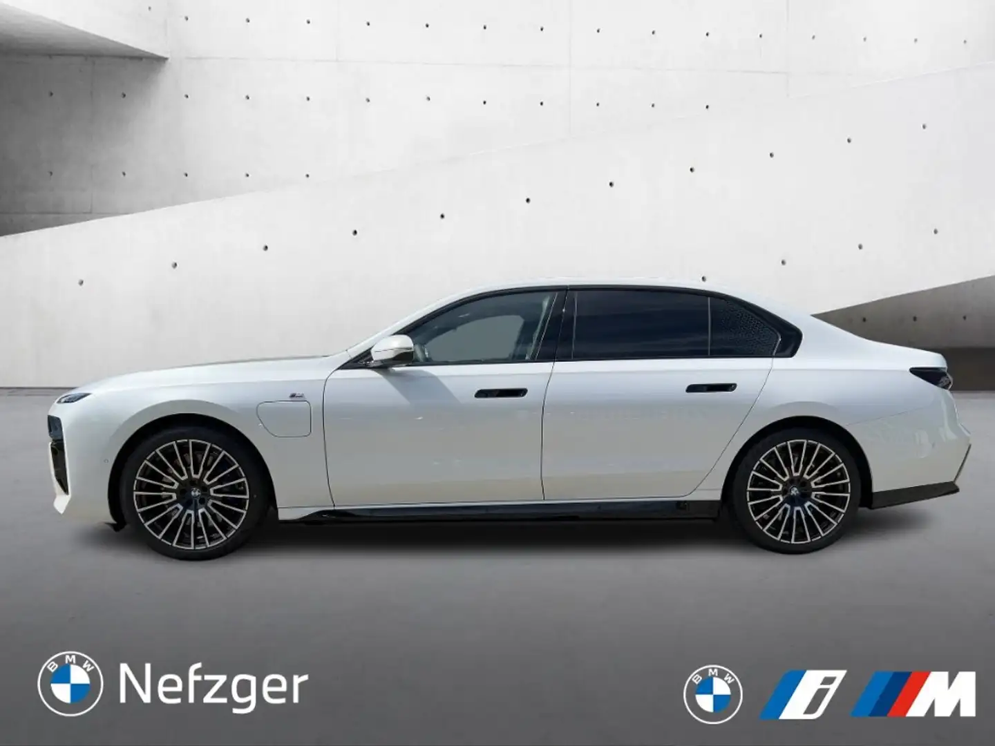 BMW 750 e xDrive Limousine M Sport Leder Park-Assistent Pa Blanc - 2