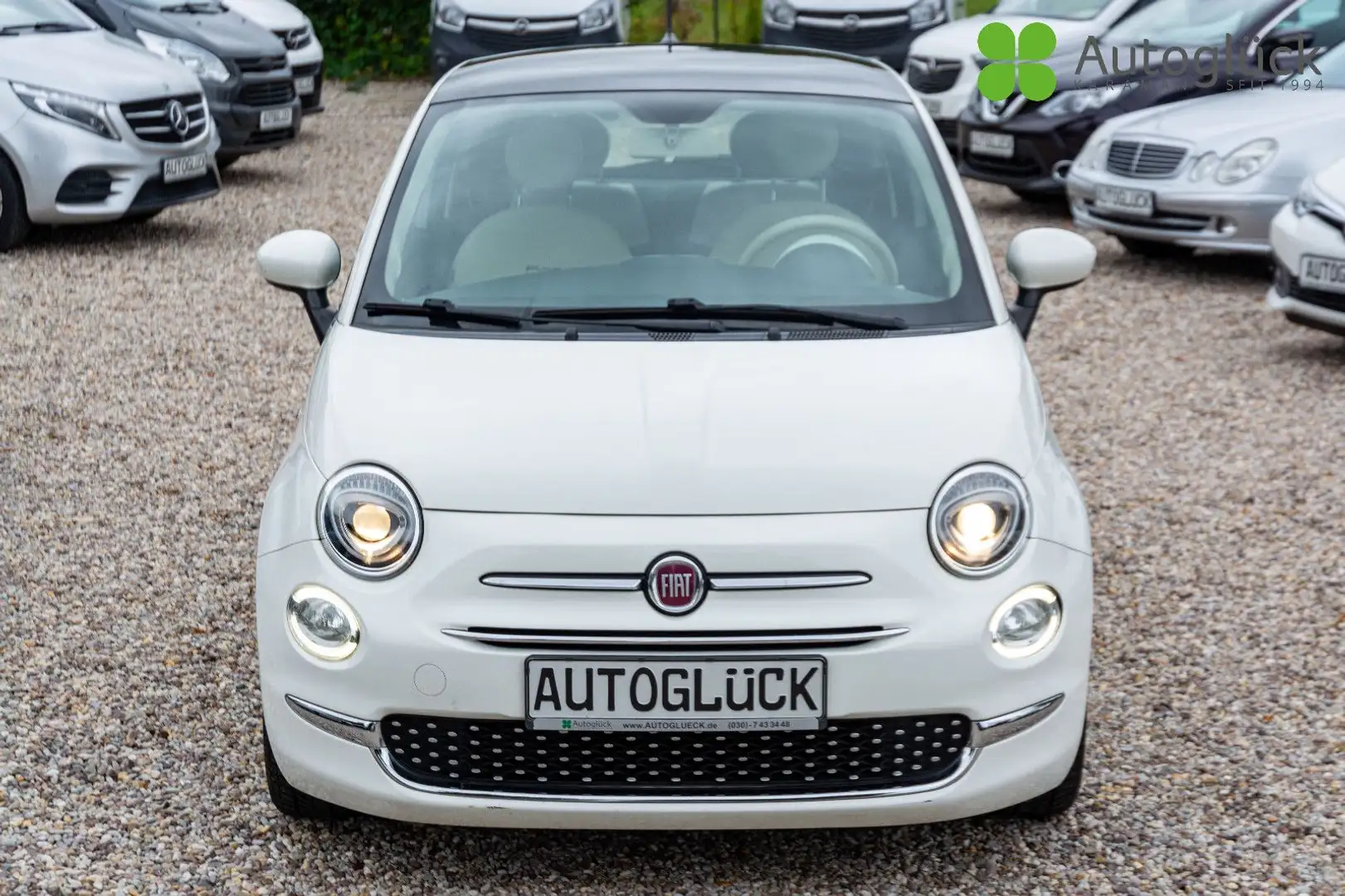 Fiat 500 *PANO*AUT*NAVI*DAB* Weiß - 2