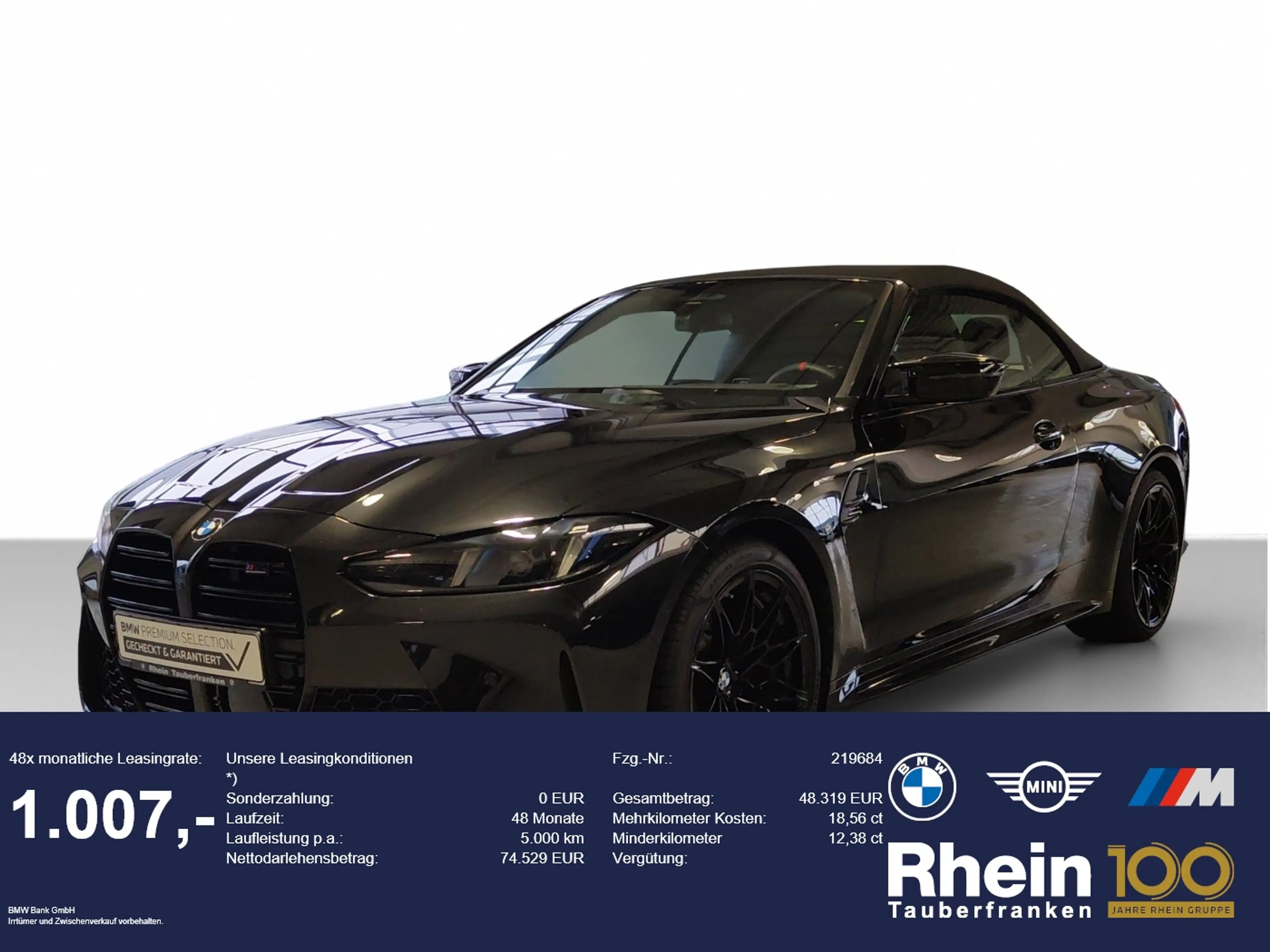 BMW M4 Comp Cabrio MxDr LED+/HUD/hk/360/S-Lüft/MEMO/
