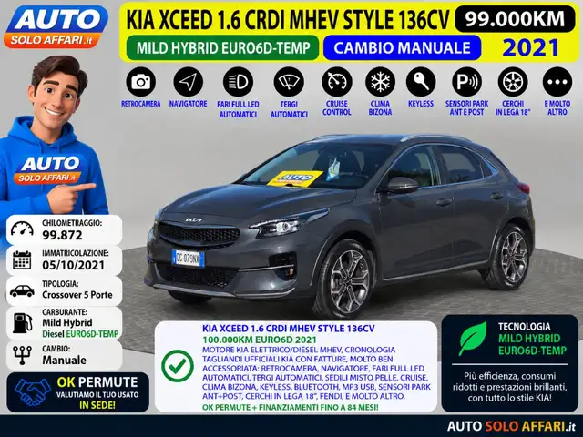 Kia XCeed 1.6 MHEV CRDI STYLE EURO6D NAVI/CAMERA/18"/ECC