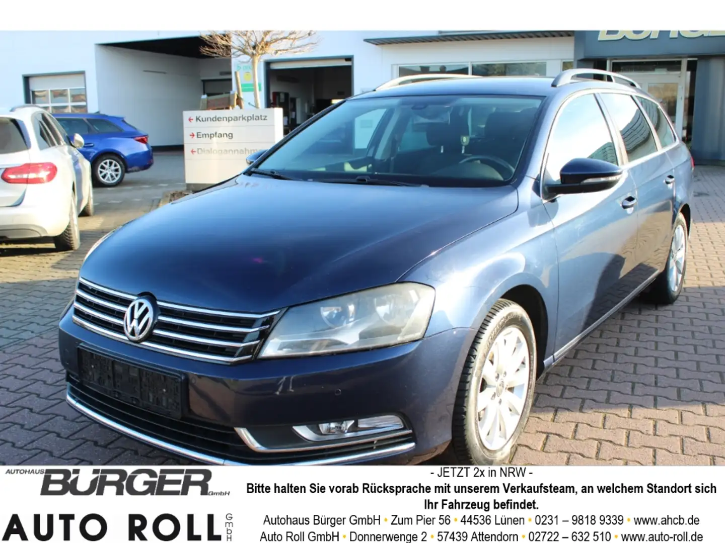 Volkswagen Passat Variant Comfortline AHK Navi Klimaautom SHZ Temp Blau - 1