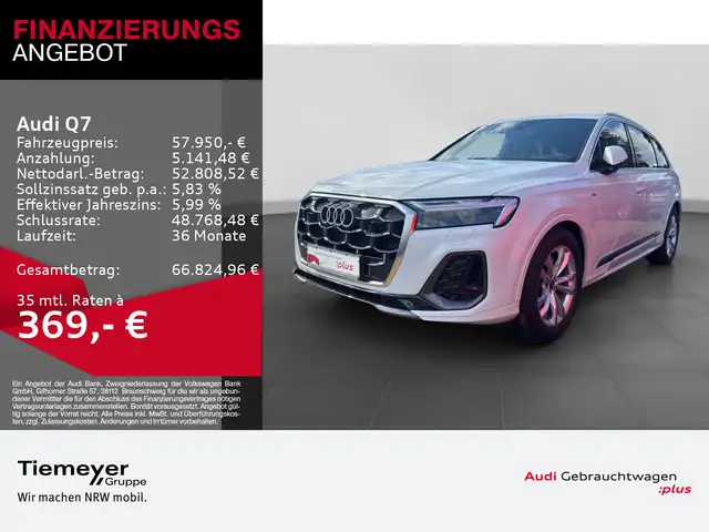 Audi Q7 45 TDI Q S LINE LUFT AHK HuD NACHTSICHT