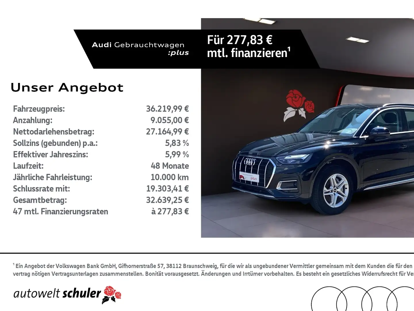 Audi Q5 50 2.0 TFSI e quattro LED Navi ACC RFK SHZ PDC Schwarz - 1