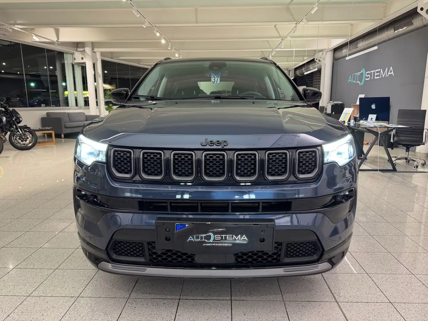 Jeep Compass 1.5 turbo t4 mhev Summit 2wd 130cv dct Bleu - 2