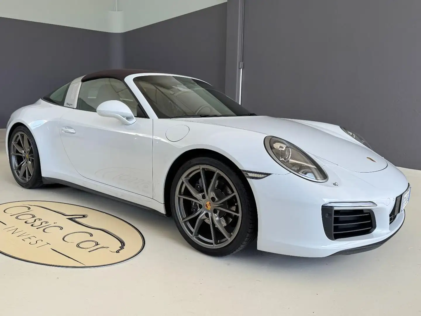 Porsche 911 3.0 Targa 4 INT. E TETTO COCOA - TAGL. UFF Bianco - 2