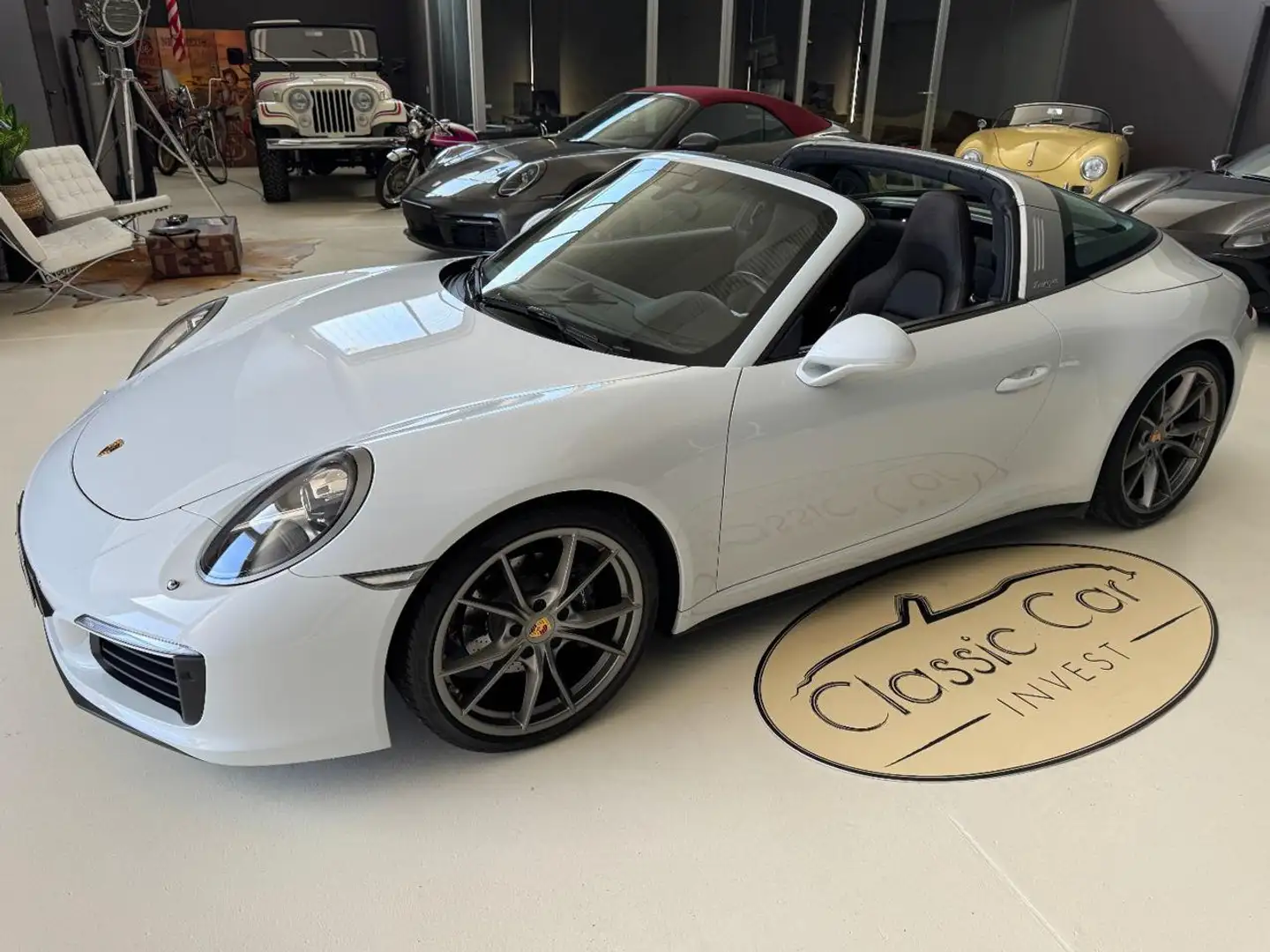 Porsche 911 3.0 Targa 4 INT. E TETTO COCOA - TAGL. UFF Bianco - 1