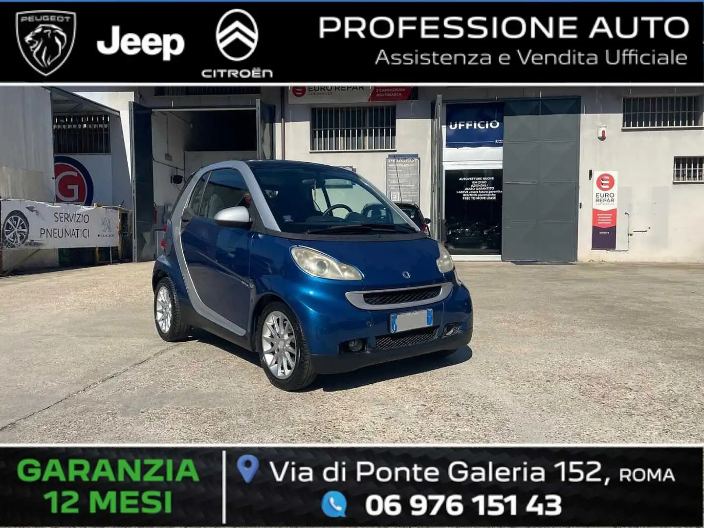 smart forTwo 2ª serie 1000 52 kW coupé passion Blu/Azzurro - 1