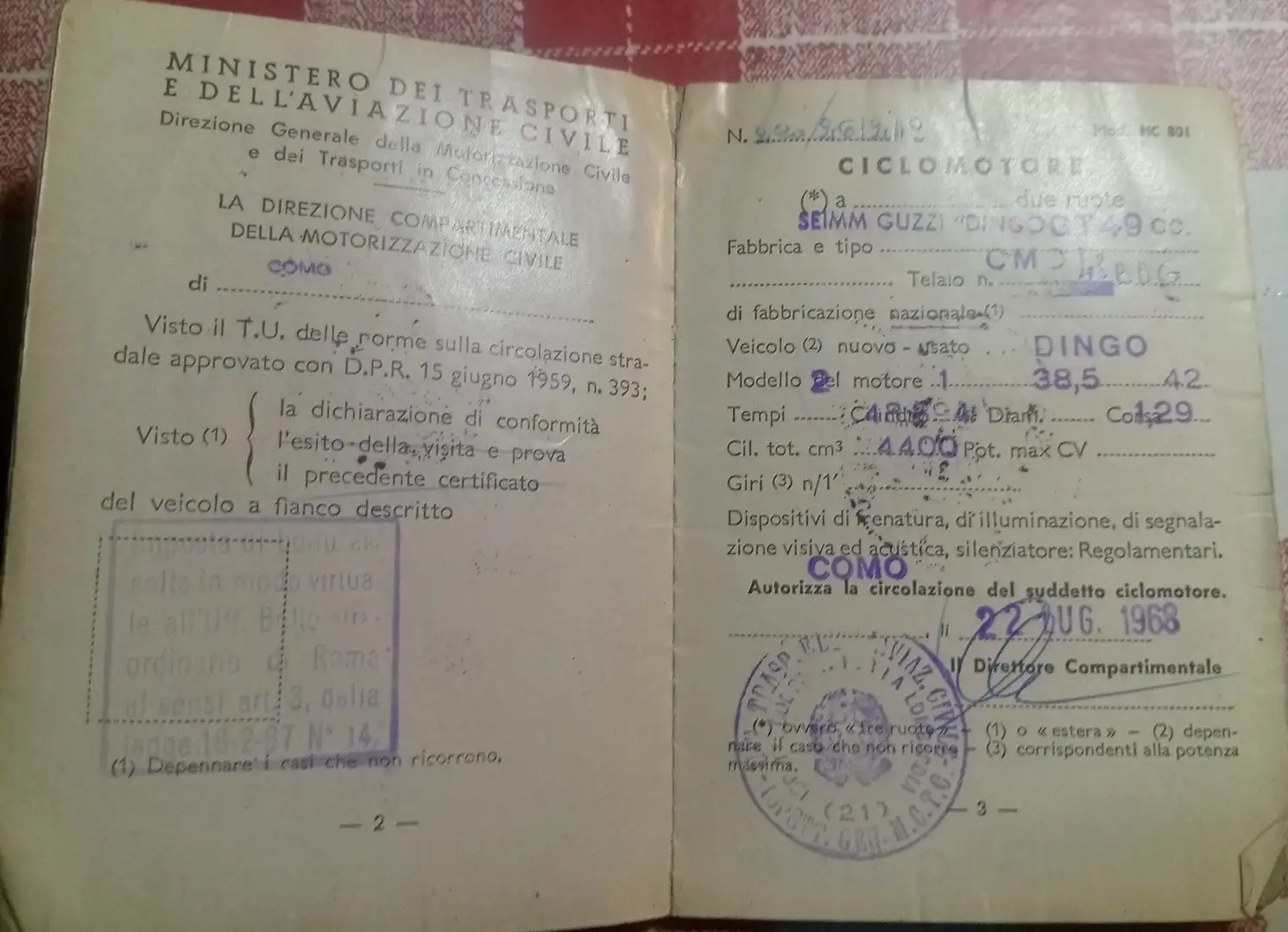 Lambretta J Innocenti Lambretta j50 Blau - 2