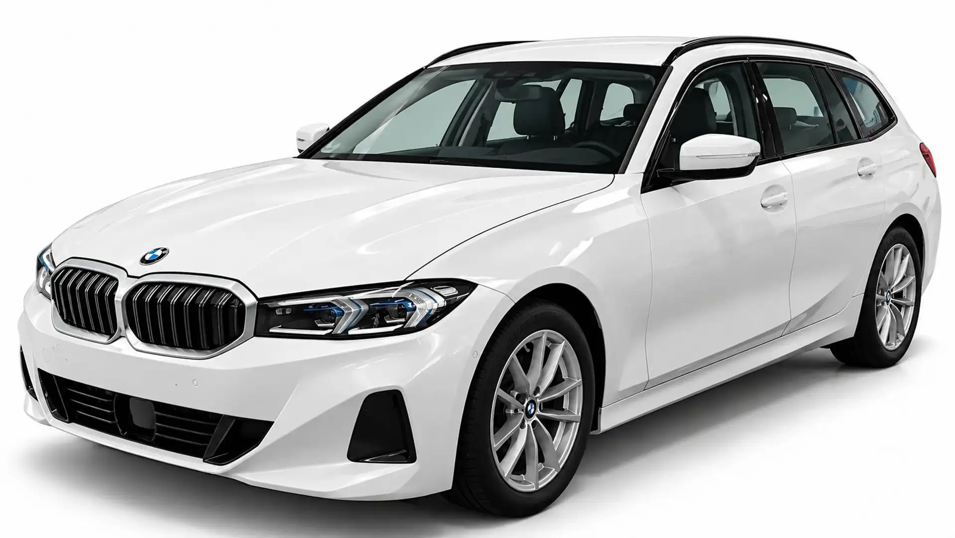 BMW 318 318 d Touring Aut. G21 FACELIFT 2023 *SHADOWLINE*ADAPT-LED*WIDESCREEN**HARMAN_KARDON**SPORTSITZE*ASSIST*KAMERA*LENKRADHZG Weiß - 1