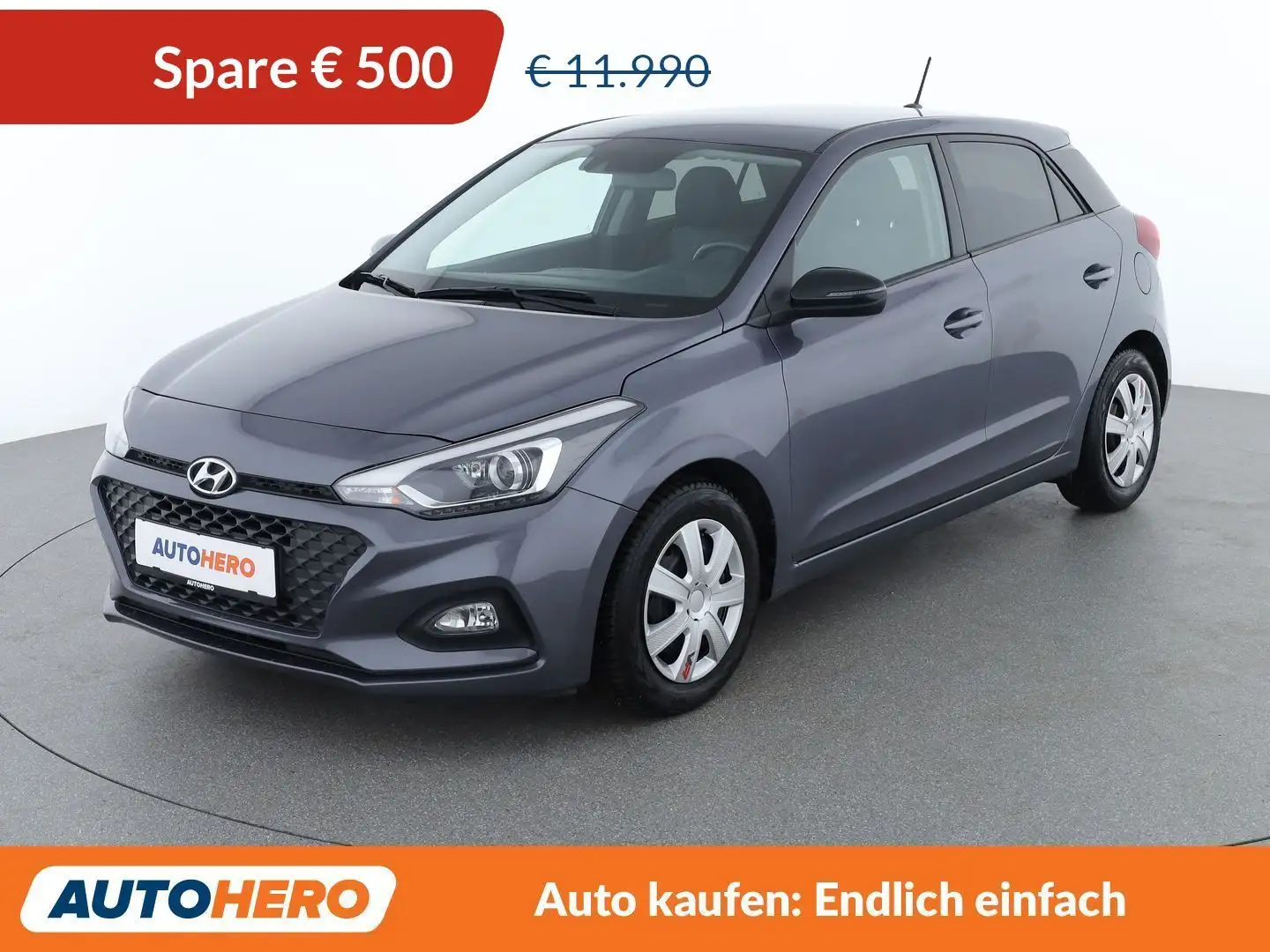 Hyundai i20 1.2 LEVEL 3 Plus Grau - 1