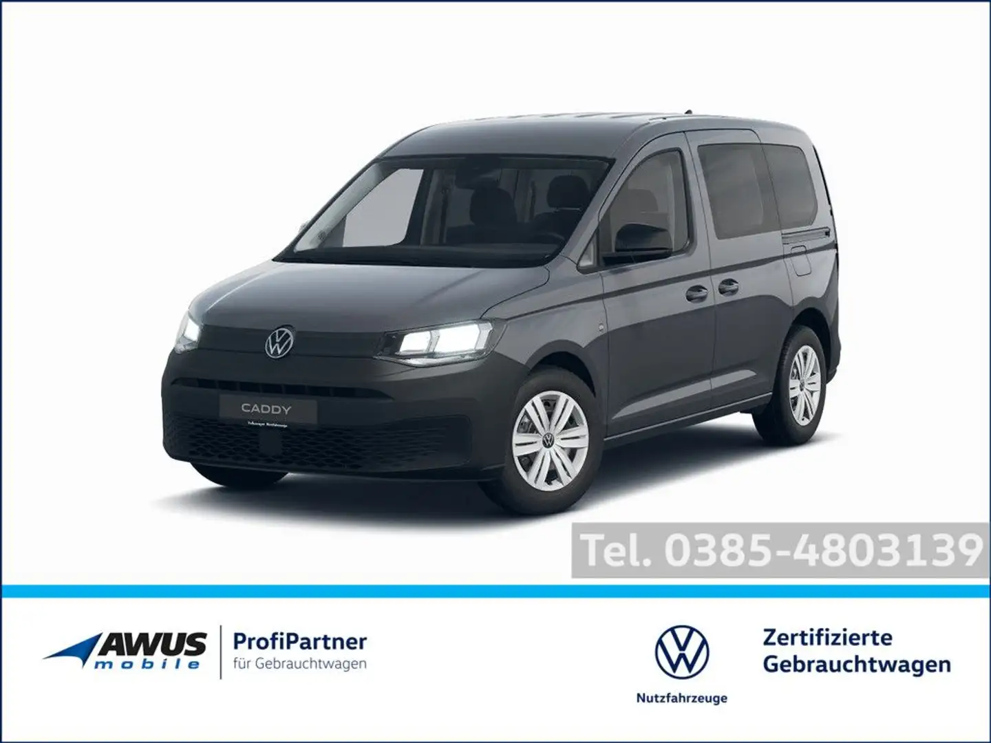 Volkswagen Caddy Kombi Life 1.5TSI 85kW SG6, Kamera, Allwet Grau - 1