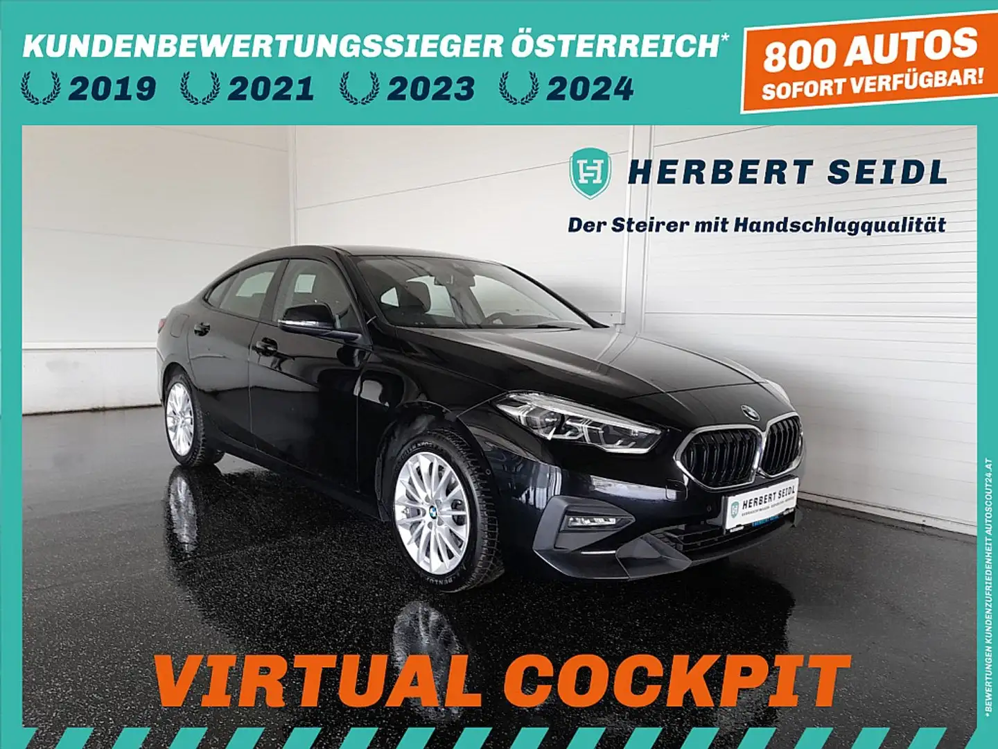 BMW 216 d Gran Coupe Aut. *M-SPORT INNEN / LED ADAPTIV ... Schwarz - 1