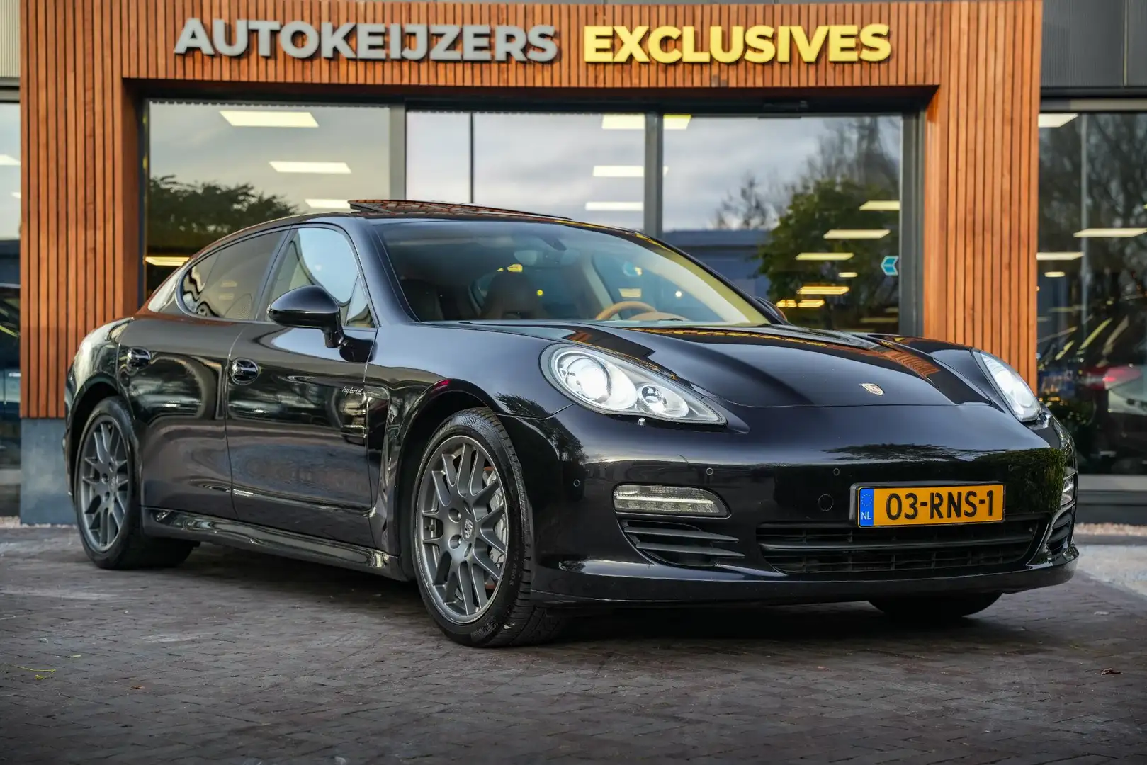 Porsche Panamera 3.0 S Hybrid Schuif dak Noir - 1