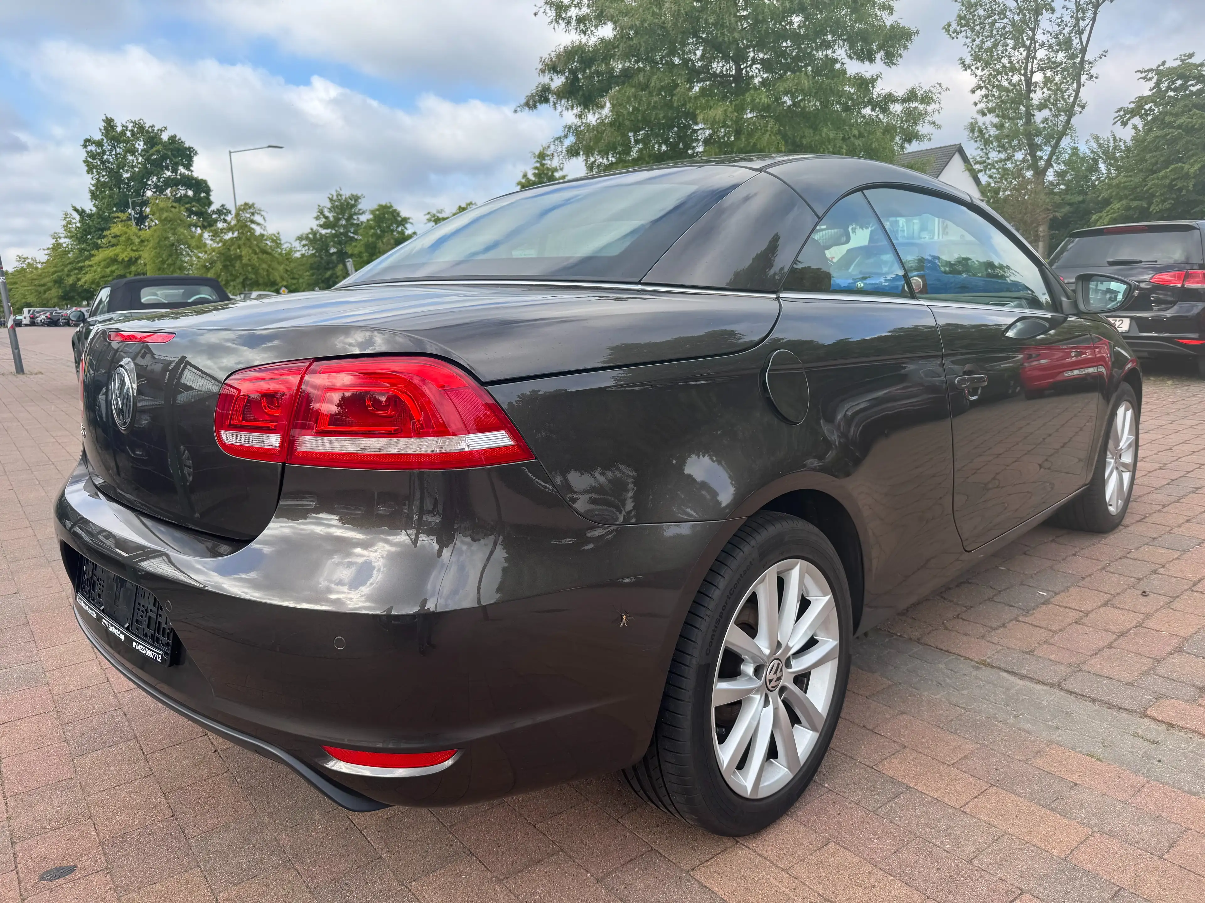 Volkswagen Eos 2.0 TDI Cabiro-AHK-Leder-SHZ-Tempomat+Einparkh — photo 9