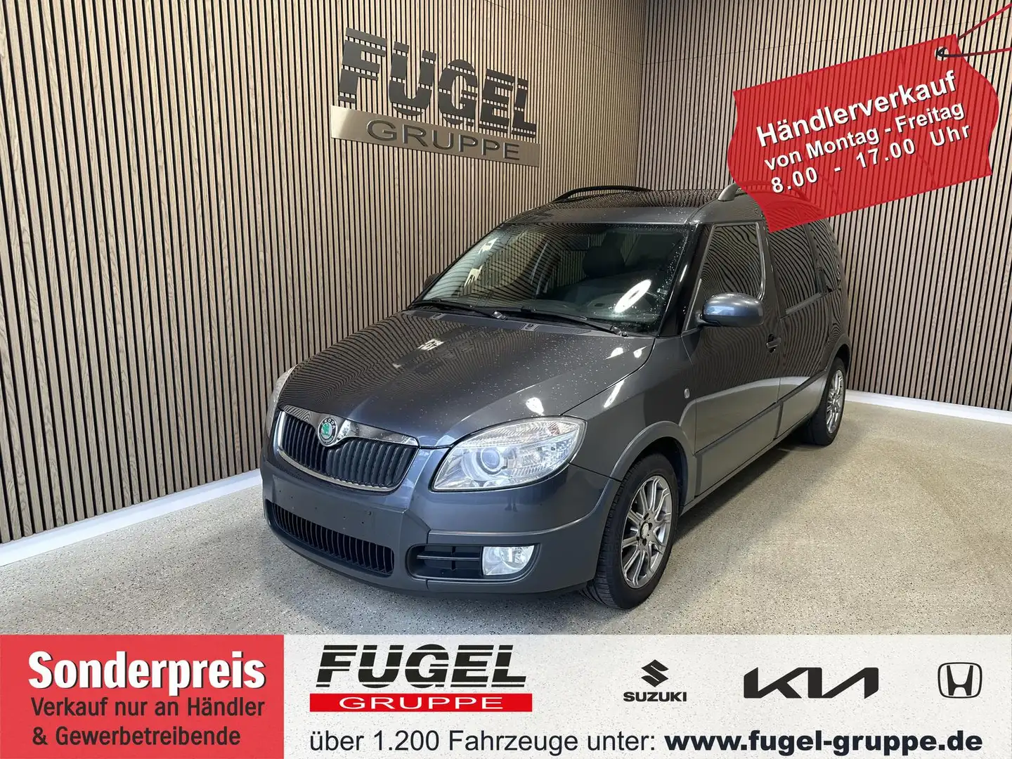 Skoda Roomster 1.6 16V Scout Pano|SHZ|Klimaaut.|HU/AU 10/26 Gris - 1