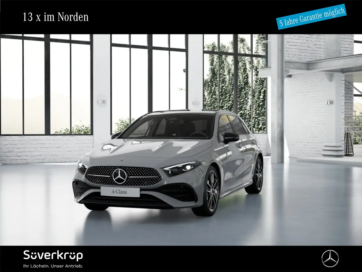 Mercedes-Benz A 200 d Kompakt AMG NIGHT SPUR PANO KAMERA PDC Grau - 1