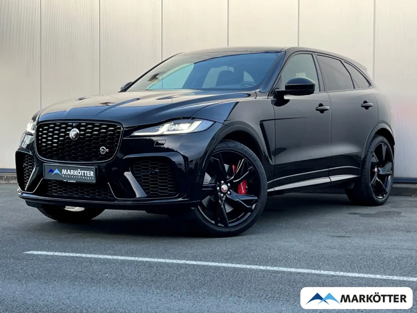 Jaguar F-Pace AWD P550 SVR 360°/AHK/ACC/Sitzkühlung Noir - 1
