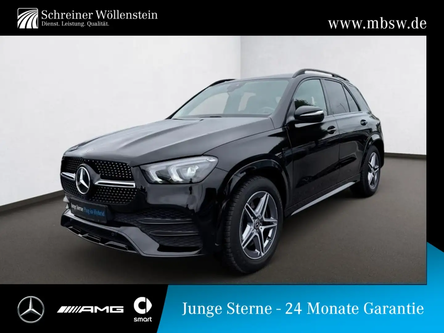 Mercedes-Benz GLE 350 de 4M AMG*Night*AHK*MBUX*Ambi*CarPlay* Schwarz - 1