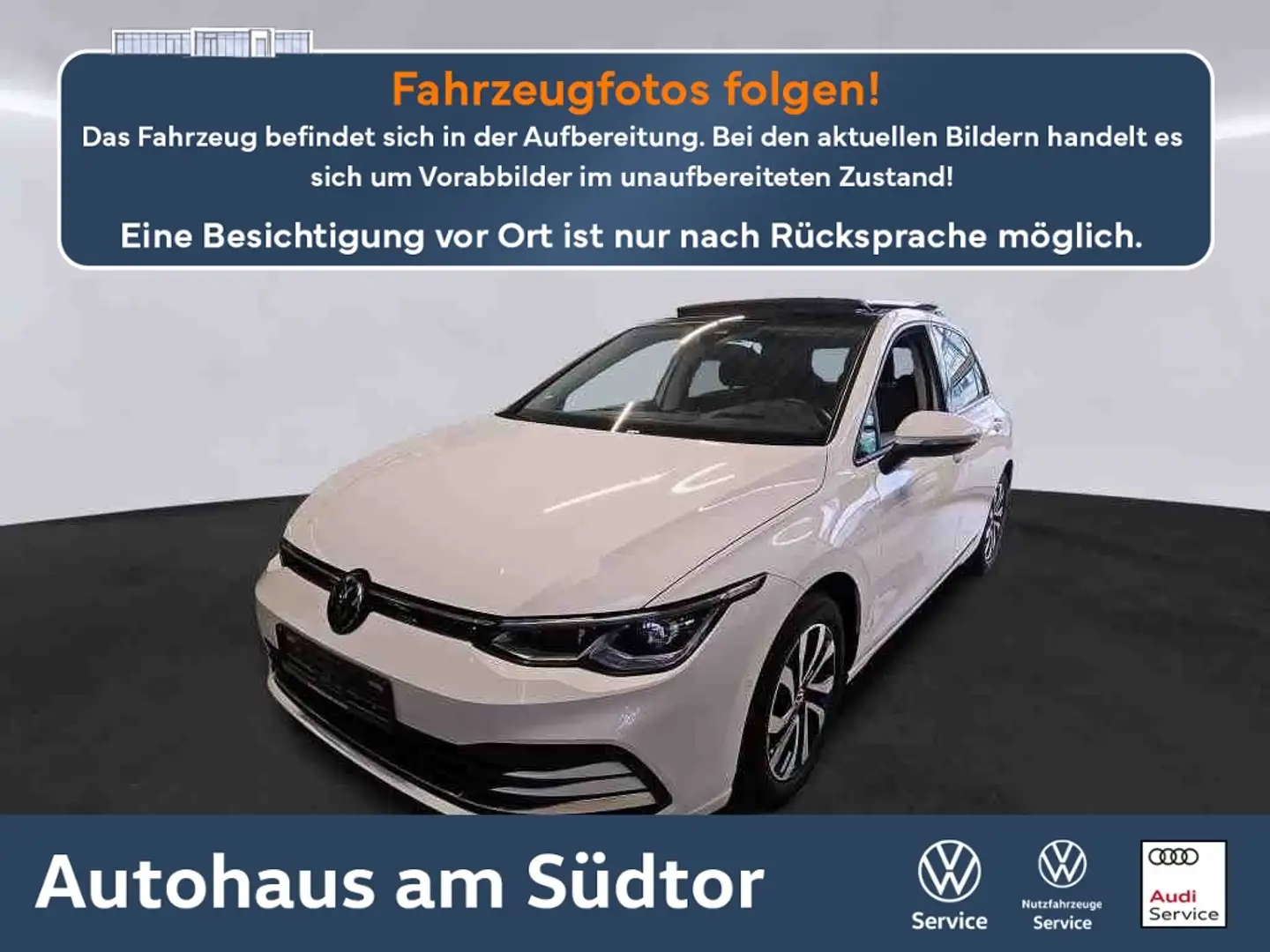 Volkswagen Golf VIII Active 2.0 TDI DSG | LED AHK RFK ACC Weiß - 1