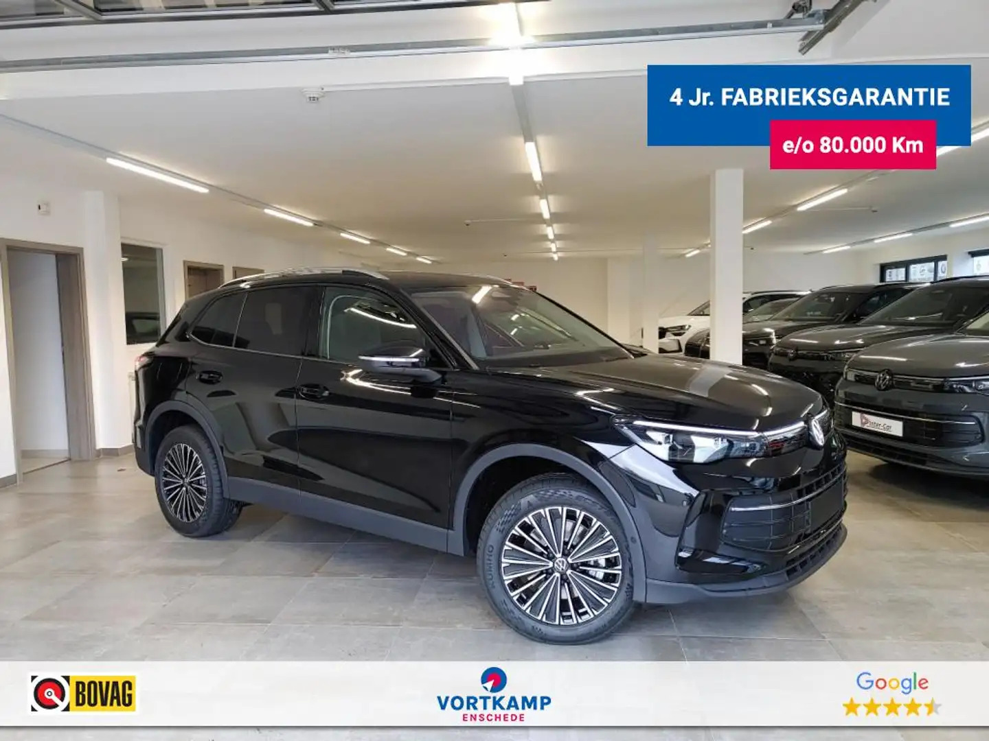 Volkswagen Tiguan 1.5 TSI E-HYBRID LIFE TREKHAAK/CAMERA/MEMORY/LEDER Schwarz - 1