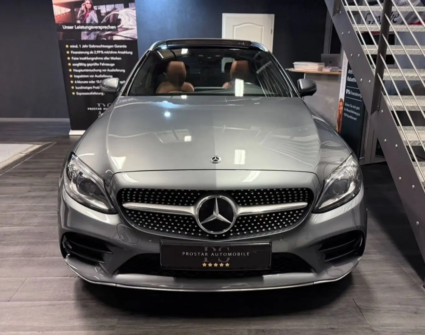 Mercedes-Benz C 200 d AMG*Burmest*Pano*Virtual*Ambient*360°Kam. Gris - 2